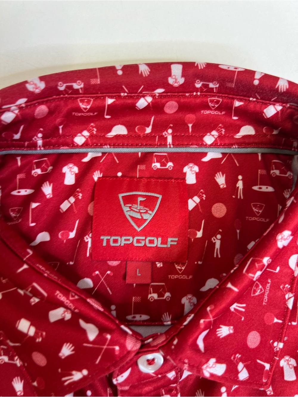 X4 Bundle Cutter & Buck Men’s Top Golf Polo Shirt - Size Large Assorted Prints - Picture 7 of 7
